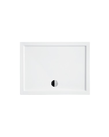 Receveur de douche extra-plat ALPINA SLIMLINE rectangulaire 100/120 x 80/90 cm blanc