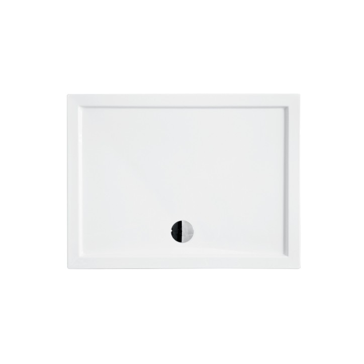 Receveur de douche extra-plat ALPINA SLIMLINE rectangulaire 100/120 x 80/90 cm blanc