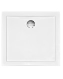 Receveur de douche extra-plat AQUARIUS SLIMLINE carré 80x80 cm et 90x90 cm blanc