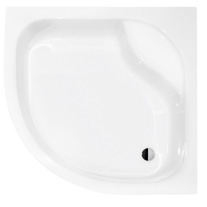 Receveur de douche DIPER I semi-circulaire 80x80 cm et 90x90 cm blanc