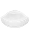 Receveur de douche OLIVER I semi-circulaire 80x80 cm et 90x90 cm blanc