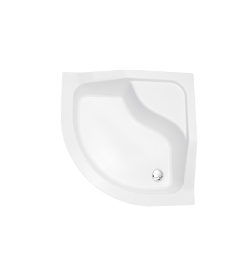 Receveur de douche OLIVER I semi-circulaire 80x80 cm et 90x90 cm blanc