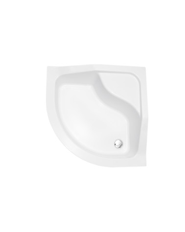 Receveur de douche OLIVER I semi-circulaire 80x80 cm et 90x90 cm blanc