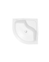 Receveur de douche OLIVER II semi-circulaire 80x80 cm et 90x90 cm blanc