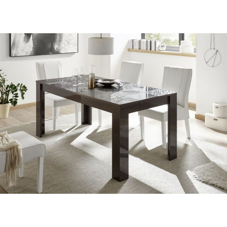 Table à manger MIREL anthracite