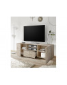 Meuble TV MIREL chêne 2 portes 1 tiroir