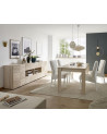 Buffet MIREL chêne 2 portes 4 tiroirs