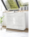 Buffet haut MIREL 2 portes en Blanc
