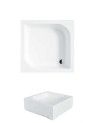 Receveur de douche ARES carré 70x70/80x80/90x90 cm blanc