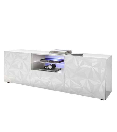 Set da salotto Luther 3 pezzi bianco