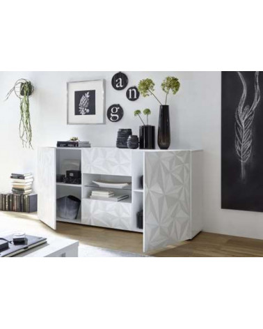 Aparador LUTHER blanco 181 x 84 x 42 cm