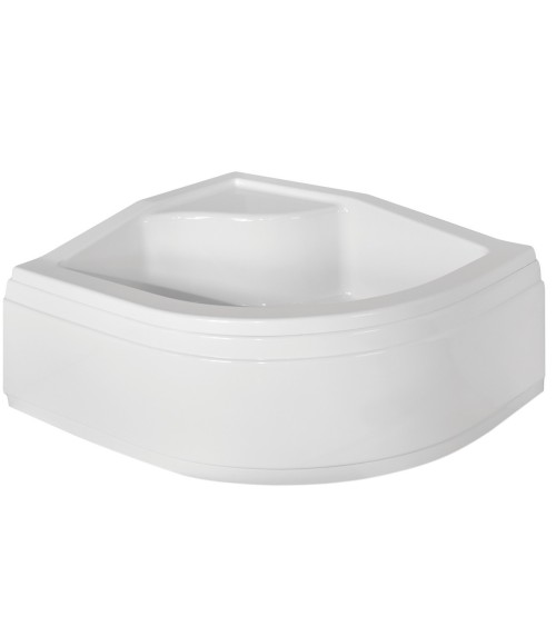 Receveur de douche MAXY asymétrique côté droit 100x80 cm et 120x85 cm blanc