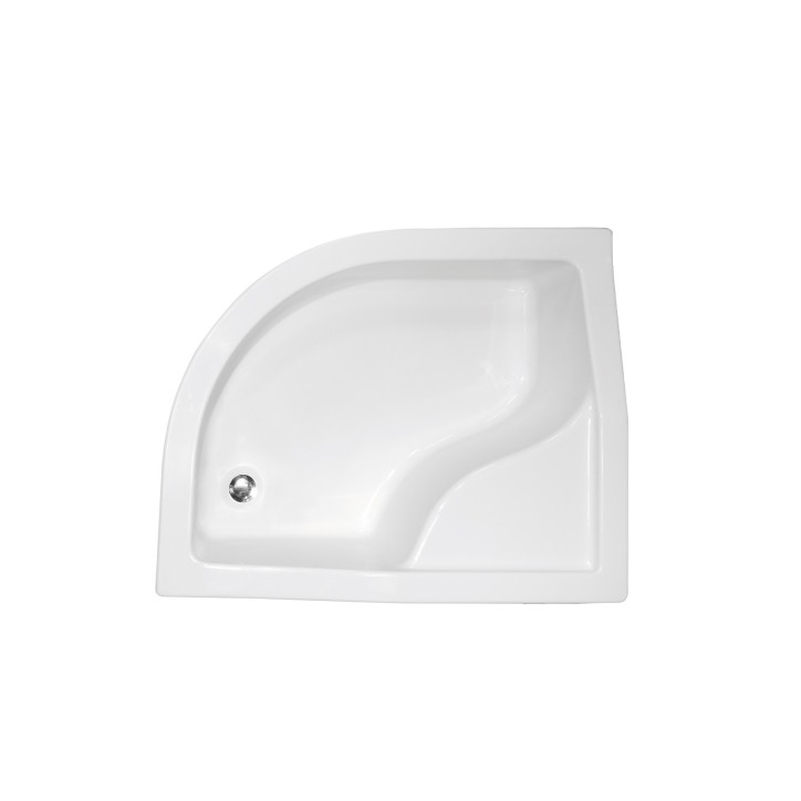 Receveur de douche MAXY asymétrique côté gauche 100x80 cm et 120x85 cm blanc Receveur de douche MAXY asymétrique côté gauche 100x80 cm et 120x85 cm blanc
