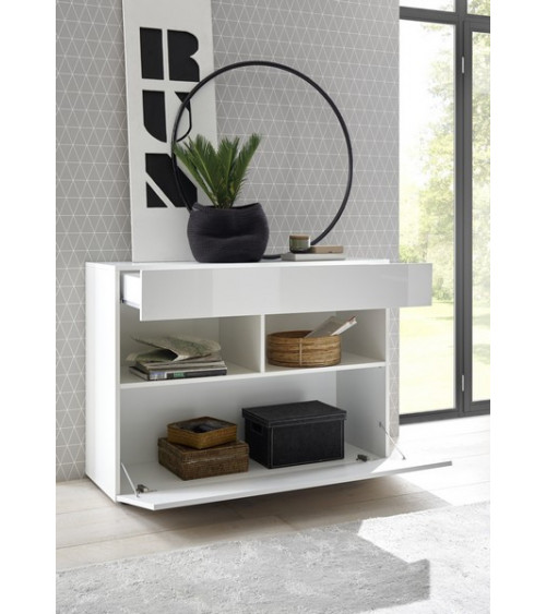 Mobile Credenza - SOPRANO bianco 111 cm