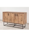 Buffet QUANTUM 3 portes 140 cm chêne