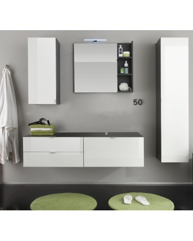 Ensemble Salle de bain CORA 140 x 50 x 53 cm