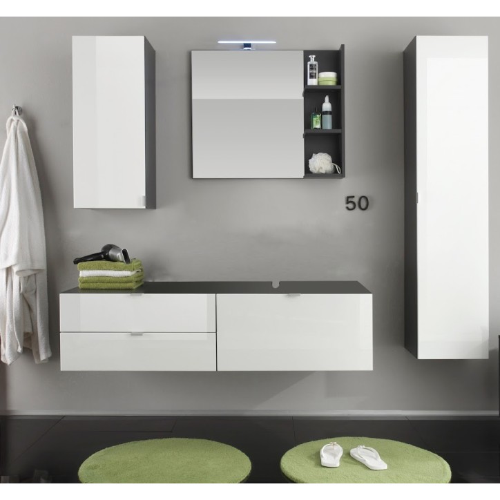 Ensemble Salle de bain CORA 140 x 50 x 53 cm Ensemble Salle de bain CORA 140 x 50 x 53 cm