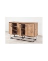 Buffet QUANTUM 3 portes 140 cm chêne