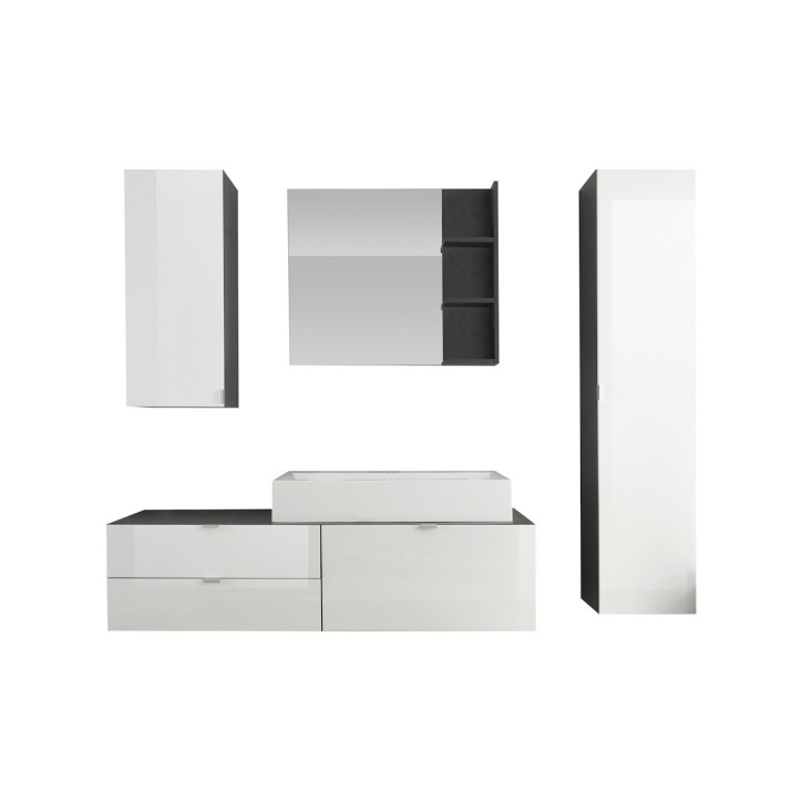 Ensemble Salle de bain CORA 140 x 50 x 53 cm Ensemble Salle de bain CORA 140 x 50 x 53 cm