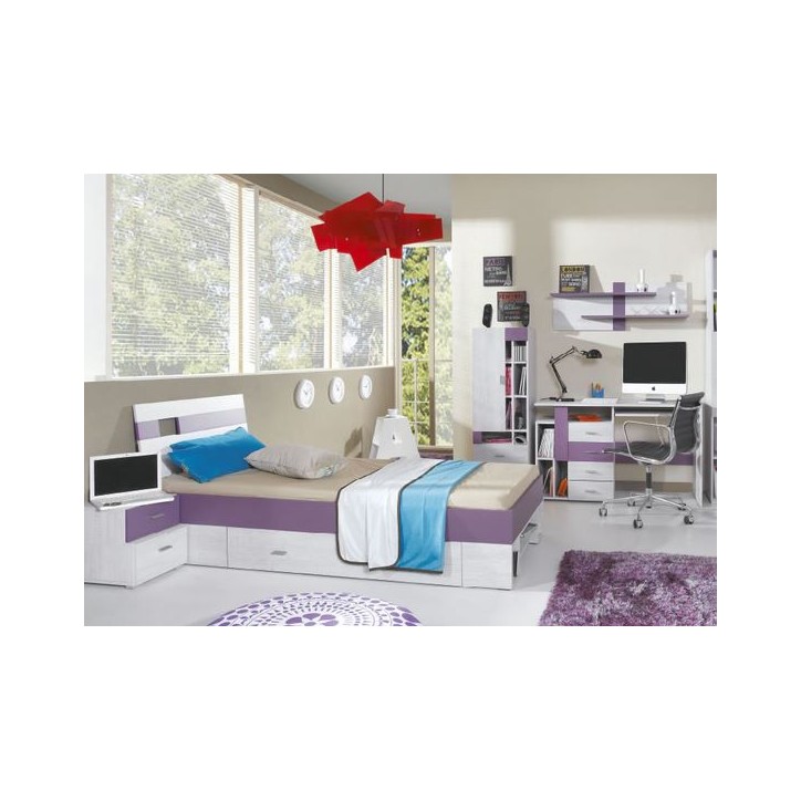 Chambre enfant, Lit chevets et bureau  NEXT