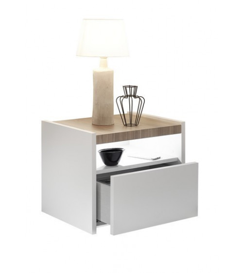 Lotto di 2 comodini pieno 51 x 42 x 40 cm stelvio