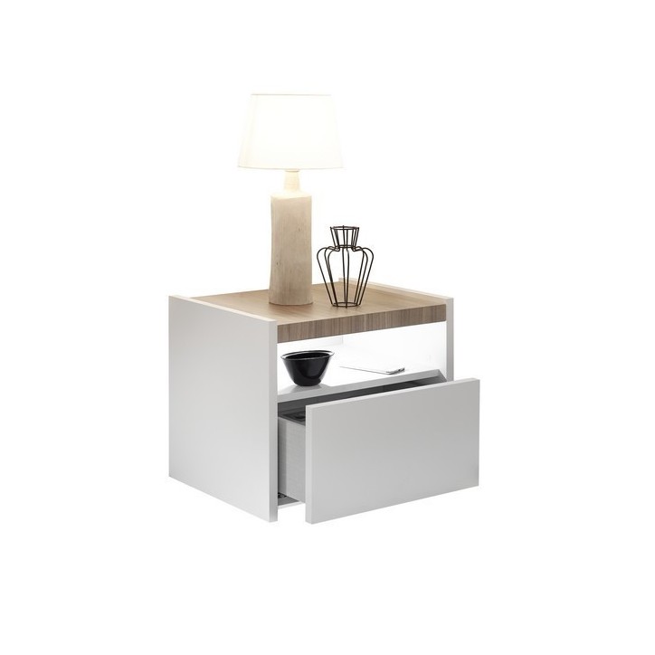 Set van 2 FULL nachtkastjes 51 x 42 x 40 cm stelvio