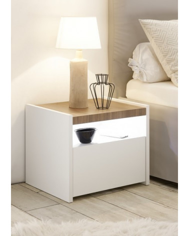 Lot de 2 chevets FULL 51 x 42 x 40 cm stelvio