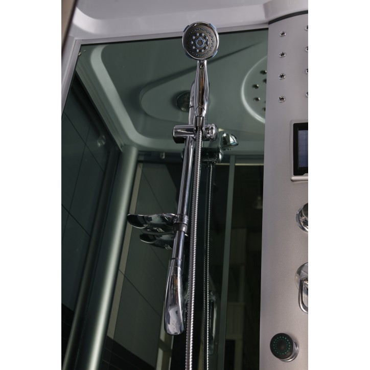 SARA combinazione vasca e doccia con bagno turco e idromassaggio 145x85x220 cm