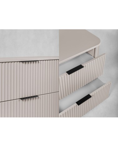 Meuble de salle de bain sous vasque avec colonne - Elégance Crème