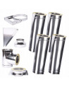 Kit conduit isolé en extérieur - 4m Ø 130mm