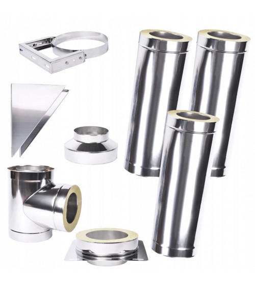 Kit conduit isolé 3m  Ø 130mm