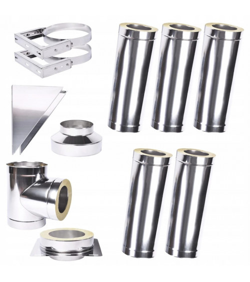 Kit conduit isolé 3m  Ø 130mm