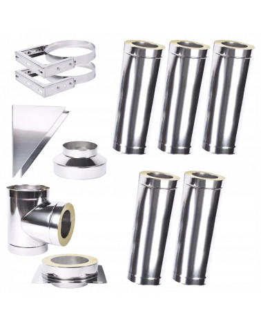Kit conduit isolé 3m  Ø 130mm