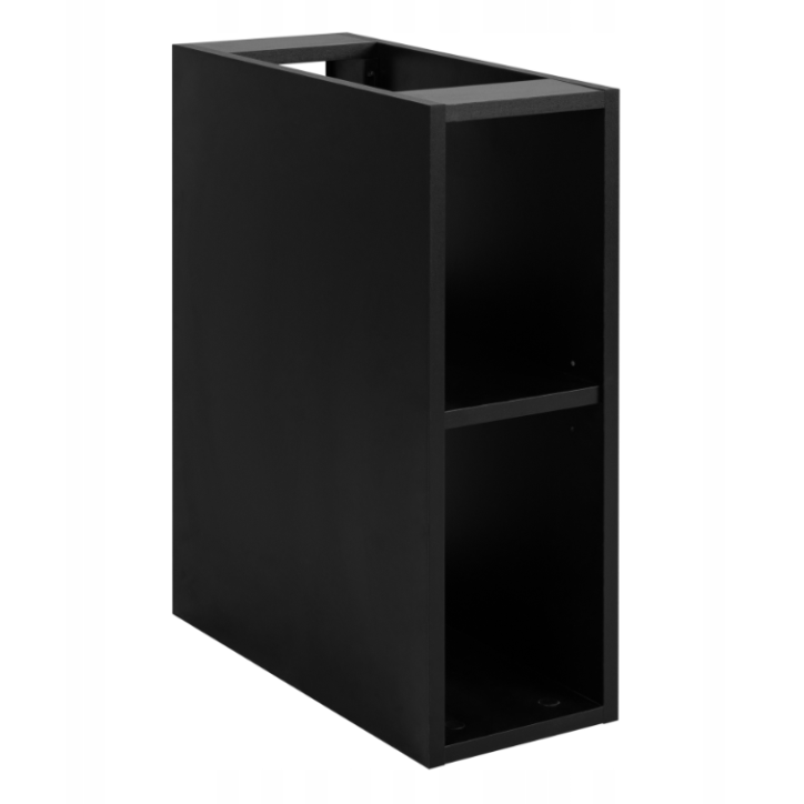 Meuble de salle de bain sous vasque avec colonne - Flow chêne artisanal doré