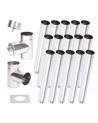 Kit conduit cheminée simple paroi de 15 m Ø 130/160/180/200 mm