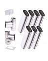Kit conduit cheminée simple paroi ovale de 7 m Ø 120x180 mm
