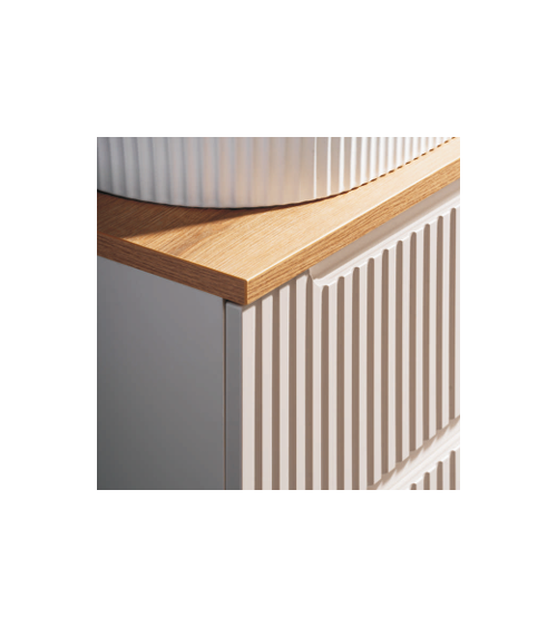 Ensemble de salle de bain NOVA CASHMERE - 1 vasque, 1 colonne