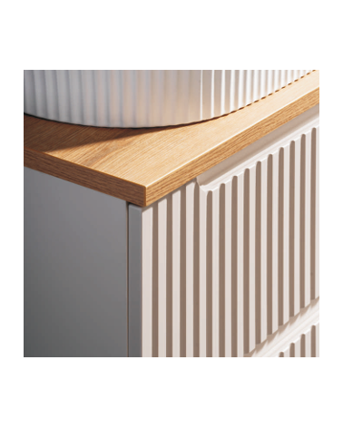 Ensemble de salle de bain NOVA CASHMERE - 1 vasque, 1 colonne