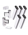 Kit conduit cheminée simple paroi ovale de 5 m Ø 120x180 mm