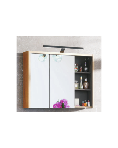 Ensemble de salle de bain Devon - 2 vasques, 1 colonne