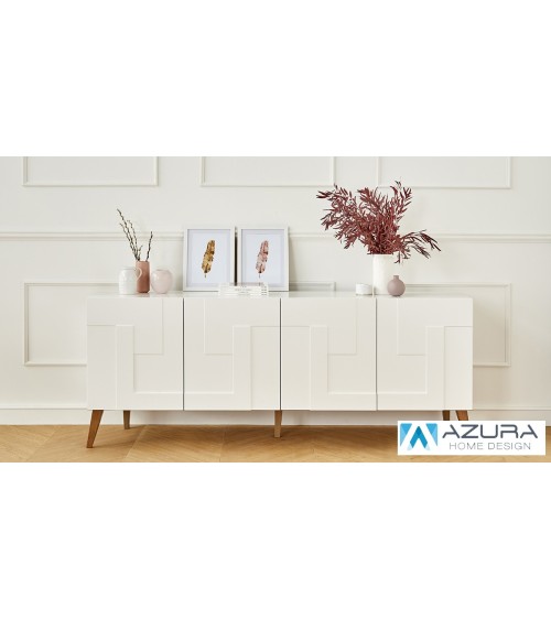 Buffet NEO 4portes 200 cm blanc