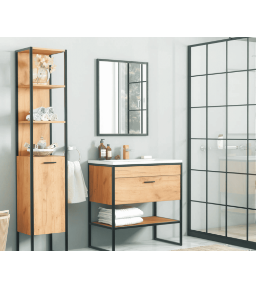 Ensemble de salle de bain Brooklin - 1 vasques, 1 colonne