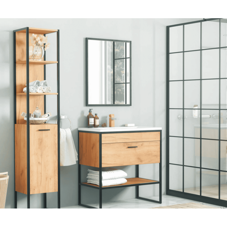 Ensemble de salle de bain Brooklin - 1 vasques, 1 colonne