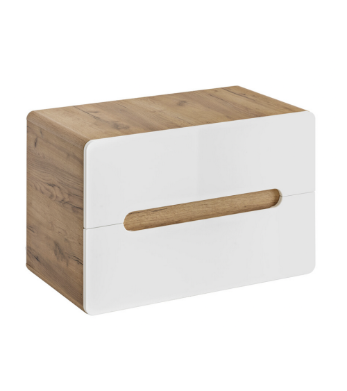 Ensemble de salle de bain Aruba White - 1 vasque, 1 colonne