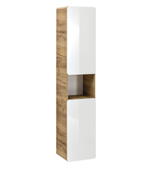 Ensemble de salle de bain Aruba White - 1 vasque, 1 colonne