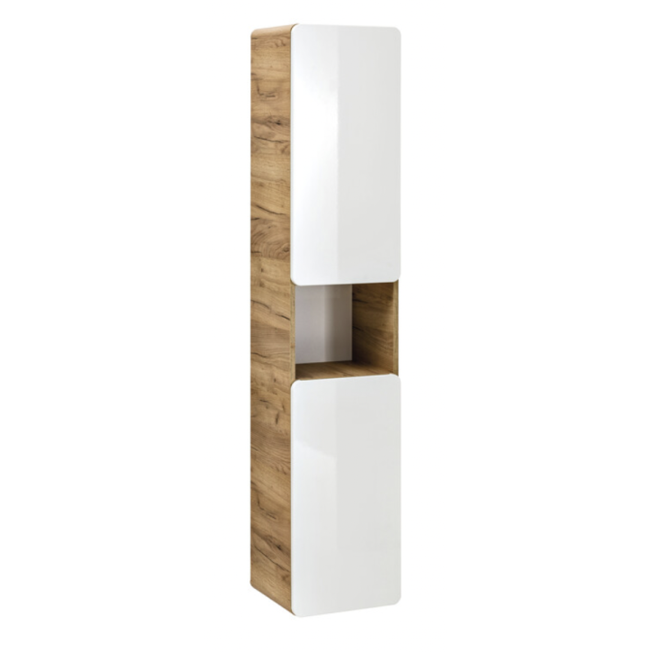 Ensemble de salle de bain Aruba White - 1 vasque, 1 colonne