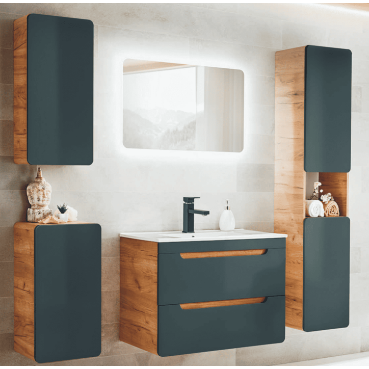 Ensemble de salle de bain Aruba Cosmo - 1 vasque, 1 colonne