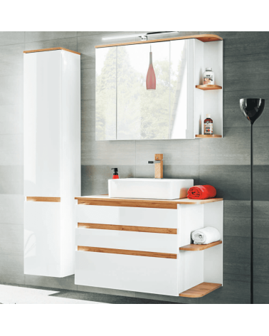 Ensemble de salle de bain Platinum - 1 vasque, 1 colonne