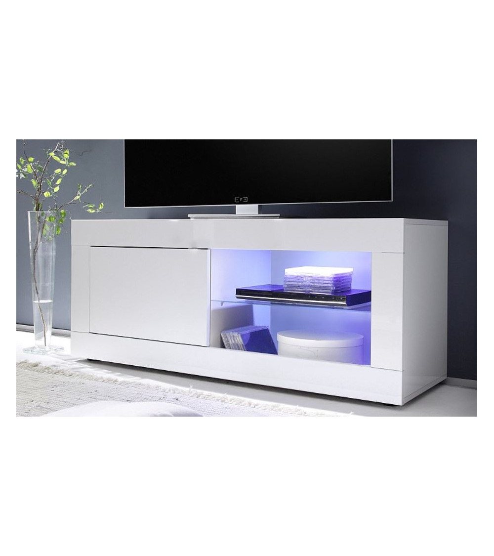 BASIC TV-standaard, 140 cm, wit
