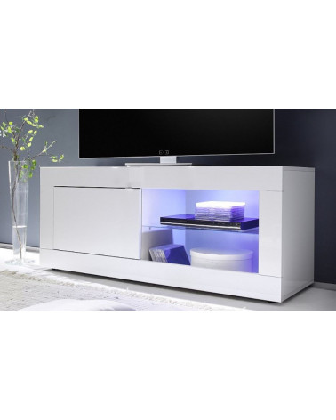 BASIC TV-teline, 140 cm, valkoinen